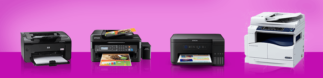 All type of printer brands repair by Raha Copier in Dubai, UAE