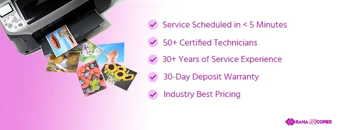 Printer repair service schedule