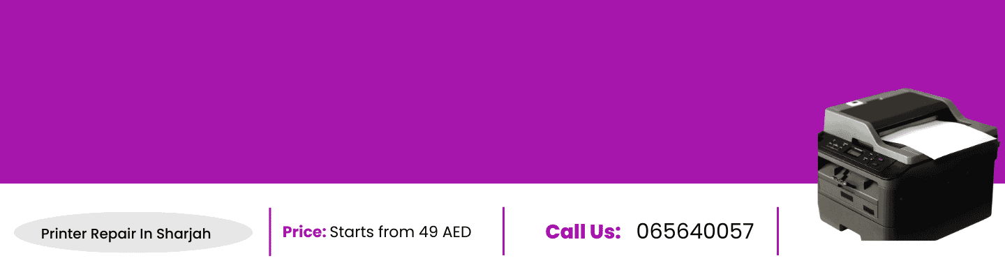 a banner image for printer repair sharjah